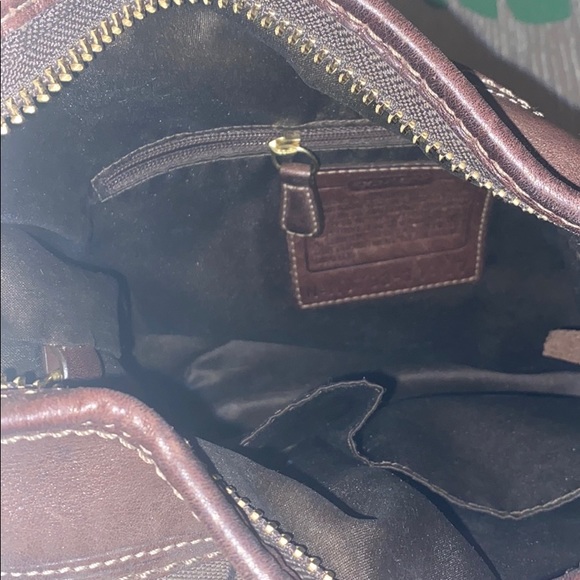 Coach Signature Bleecker Canvas Purse - Picture 5 of 10